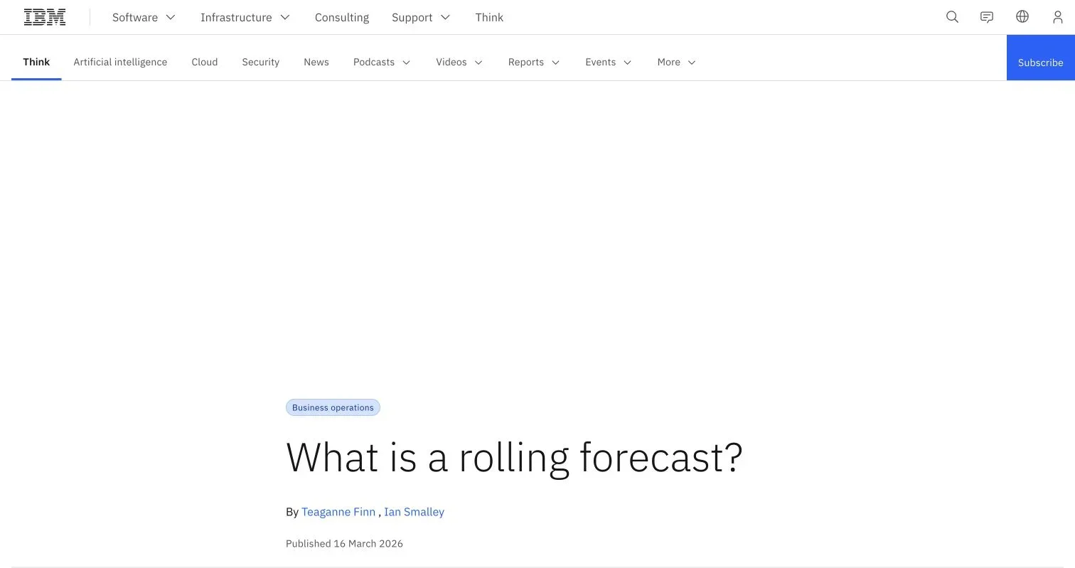 Rolling Forecast vs Budget: Key Differences
